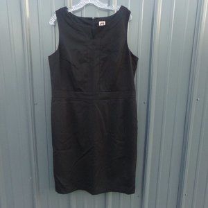 Anna Klein Black Sleeveless Dress- Size 16